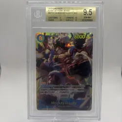 2025 One Piece A Fist of Divine Speed Monkey.D.Luffy #OP11-118 BGS 9.5 - Image 1