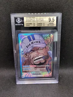 One Piece Awakening of the New Era - Sakazuki Leader Alt Art #OP05-041 BGS 9.5 - Image 1