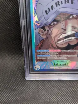 One Piece Awakening of the New Era - Sakazuki Leader Alt Art #OP05-041 BGS 9.5 - Image 5