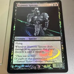 Magic the Gathering Hypnotic Specter Foil Card Player Rewards Edition - Image 1