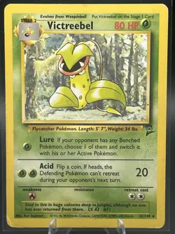 Victreebel 32/130 Base Set 2 NON-HOLO Rare Pokemon Card Vintage - Image 1