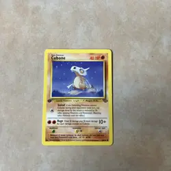 1999 Pokemon TCG Cubone Jungle Card 50/64 Regular Common 1st Edition - Image 5