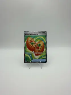 Pokemon Card Buddy-Buddy Poffin Full Art Ultra Rare (167/132) Mega Evolution NM - Image 1