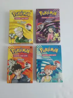 Pokemon trading card Game Theme Decks Gym Heroes 4 Empty Boxes - Image 1