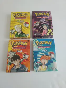 Pokemon trading card Game Theme Decks Gym Heroes 4 Empty Boxes - Image 2