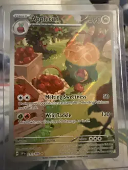 Appletun 211/191 Sv08: Surging Sparks Illustration Rare Pokemon Card NM/M - Image 1