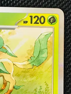Pokemon Print Error Card Leafeon Prismatic Evolutions 005/131 Holo Read Desc 🍃 - Image 5