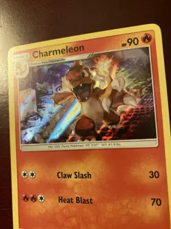 Charmeleon 19/147 Sun & Moon Burning Shadows Holo Pokemon TCG Card - Image 2