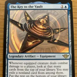 MTG The Key to the Vault 54 Outlaws of Thunder Junction M/NM Magic Card Rare - Image 2