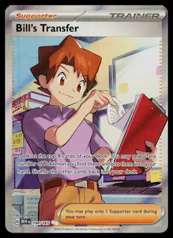 Pokemon Card - Bill's Transfer Scarlet & Violet 151 194/165 Ultra Rare - Image 1