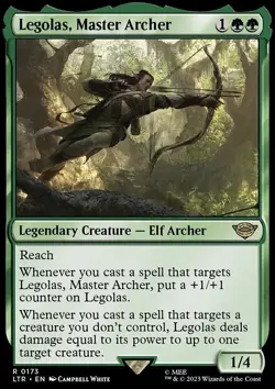 Legolas, Master Archer - The Lord of the Rings: Tales of Middle-earth | MTG Card - Image 3