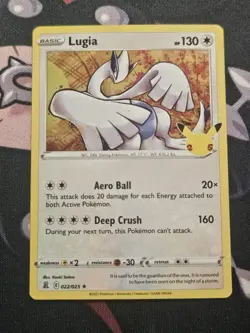 Pokemon Card Lugia 022/025 Holo Rare Celebrations 25th Anniversary NM/LP - Image 1
