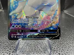 Alolan Vulpix V (Full Art) 173/195 SwSh: Silver Tempest Holo Pokemon Tcg Card NM - Image 4