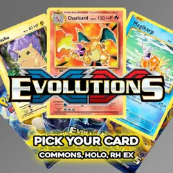 Pokemon XY Evolutions Singles HOLO / NON HOLO / EX / BREAK - Pick Your Card! - Image 1