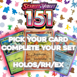 Pokemon 151 Singles Holo / Reverse / EX / Non- Pick Your Card Complete Your Set! - Image 1