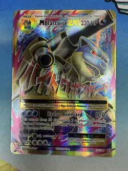 M Blastoise EX 102/108 Mega XY Evolutions 2016 Pokemon Card - Image 1