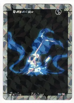 Pokederp Halloween X-ray Fakachu Holo Mimikyu 26/36 Custom Derpy Card - Image 1