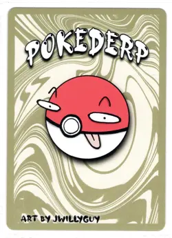 Pokederp Halloween X-ray Fakachu Holo Mimikyu 26/36 Custom Derpy Card - Image 2