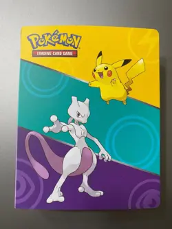 2016 Pokemon 60-Card Mini Collector's Album Pikachu and Mewtwo - Image 1