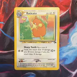 Raticate 06/18 Southern Islands Regular Promo Card Vintage Rare - Image 1