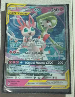 Pokemon Gardevoir & Sylveon GX Unbroken Bonds Holo Card 130/214 Ultra Rare SM - Image 1