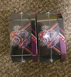 Pokemon Eternatus V Powers Tin Trading Card Game 4 Booster Packs Set NEW SEALED 820650807794 - Image 2