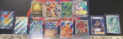 POKEMON TCG LOT OF 12 MIXED CARD SET!! ALL NM! SIR - FULL ART - FREE SHIPPING!! - Image 1