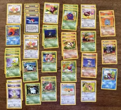 *LOT* Pokemon TCG 41 Cards Jungle/Fossil All 1st Edition-Played-See Description - Image 1