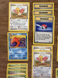 *LOT* Pokemon TCG 41 Cards Jungle/Fossil All 1st Edition-Played-See Description - Image 2