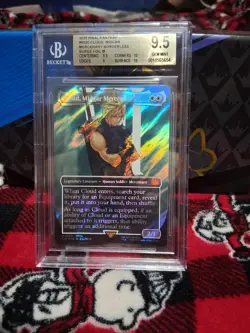 MTG, Cloud, Midgar Mercenary (Borderless) (Surge Foil) Final Fantasy Foil - Image 1