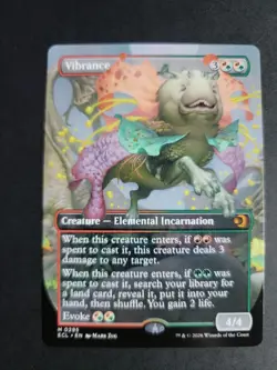 Vibrance (Borderless) Mythic MTG Lorwyn Eclipsed - Image 1