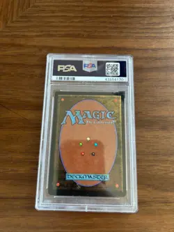 1994 Magic The Gathering Revised Wall of Fire PSA 10 GEM MINT MTG - Image 2