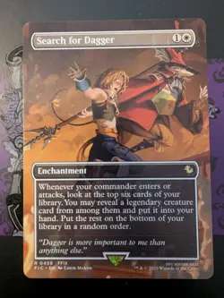 MTG Search for Dagger (Borderless) Commander: Final Fantasy Regular NM - Image 1