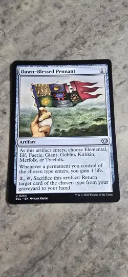Dawn-Blessed Pennant Lorwyn Eclipsed Regular Artifact Uncommon MTG NM - Image 1