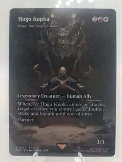 Hugo Kupka / Bruse Tarl, Boorish Herder Borderless R MTG Final Fantasy NM - Image 1