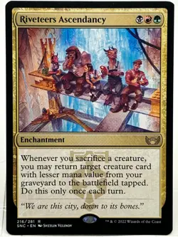Riveteer's Ascendancy NM* Streets Of Capenna ENGLISH 216/281 mtg -UnltdCards - Image 1