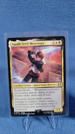 Squall, Seed Mercenary Regular And Leonhart Final Fantasy Magic MTG Set NM - Image 2