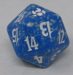 Magic the Gathering Morningtide Blue Spindown Dice - Image 1