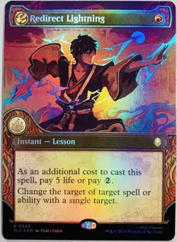 Redirect Lightning (Showcase) Avatar: The Last Airbender Foil - Image 1