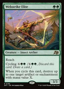 x1 Webstrike Elite - Foil R MTG Aetherdrift M/NM, English - Image 1