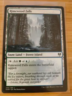 MTG Rimewood Falls 266 Kaldheim M/NM Free UK P&P - Image 1