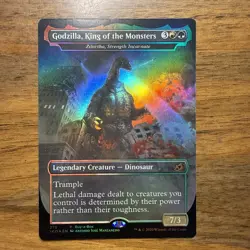 Godzilla, King of the Monsters Foil - Buy-A-Box Promo Magic The Gathering IKO LP - Image 1