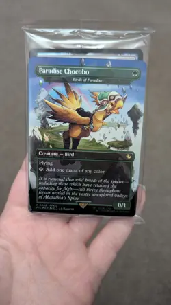 Paradise Chocobo - Birds of Paradise (Borderless) [FIC] Foil SEALED - Image 1