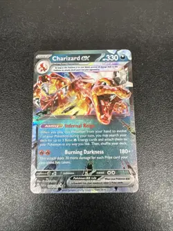 Pokemon TCG Charizard EX 054/091 SV04.5 Paldean Fates Double Rare NM Condition - Image 3