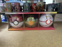 Pokemon TCG Poke Ball Tin 3-Pack Costco Exclusive | 2020 Factory Sealed | Rare 820650100734 - Image 2