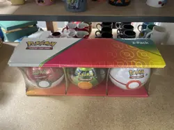 Pokemon TCG Poke Ball Tin 3-Pack Costco Exclusive | 2020 Factory Sealed | Rare 820650100734 - Image 3