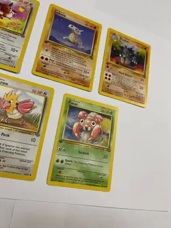 First 1st Edition Pokemon Jungle Lot Pikachu Eevee Spearow Paras Rhydon - Image 5