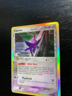 Pokemon Ultra Rare Rev-Holo Espeon 4/113 Delta Species Excellent/Lighty Played - Image 5