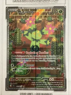 Maractus 160/159 Journey Together Full Art Ultra Rare Holo Pokemon NM grade It! - Image 3