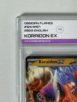 Total Graded 10 Gem Mint 2023 Pokemon Obsidian Flames Koraidon EX #124/197 - Image 2